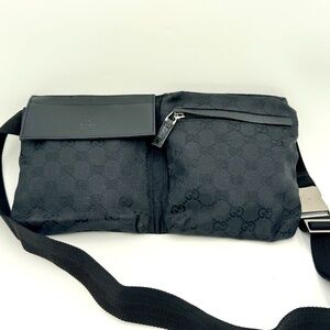 Gucci GG canvas fanny pack color black